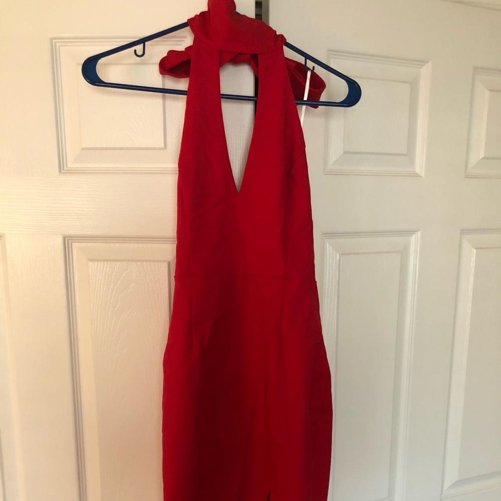 Bobbles and lace red cocktail dress! Never worn.